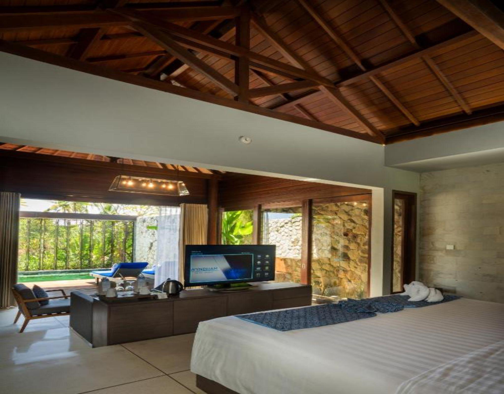 منتجع ويندام تامانساري جيفا بالي Siyut المظهر الخارجي الصورة A bedroom at the resort