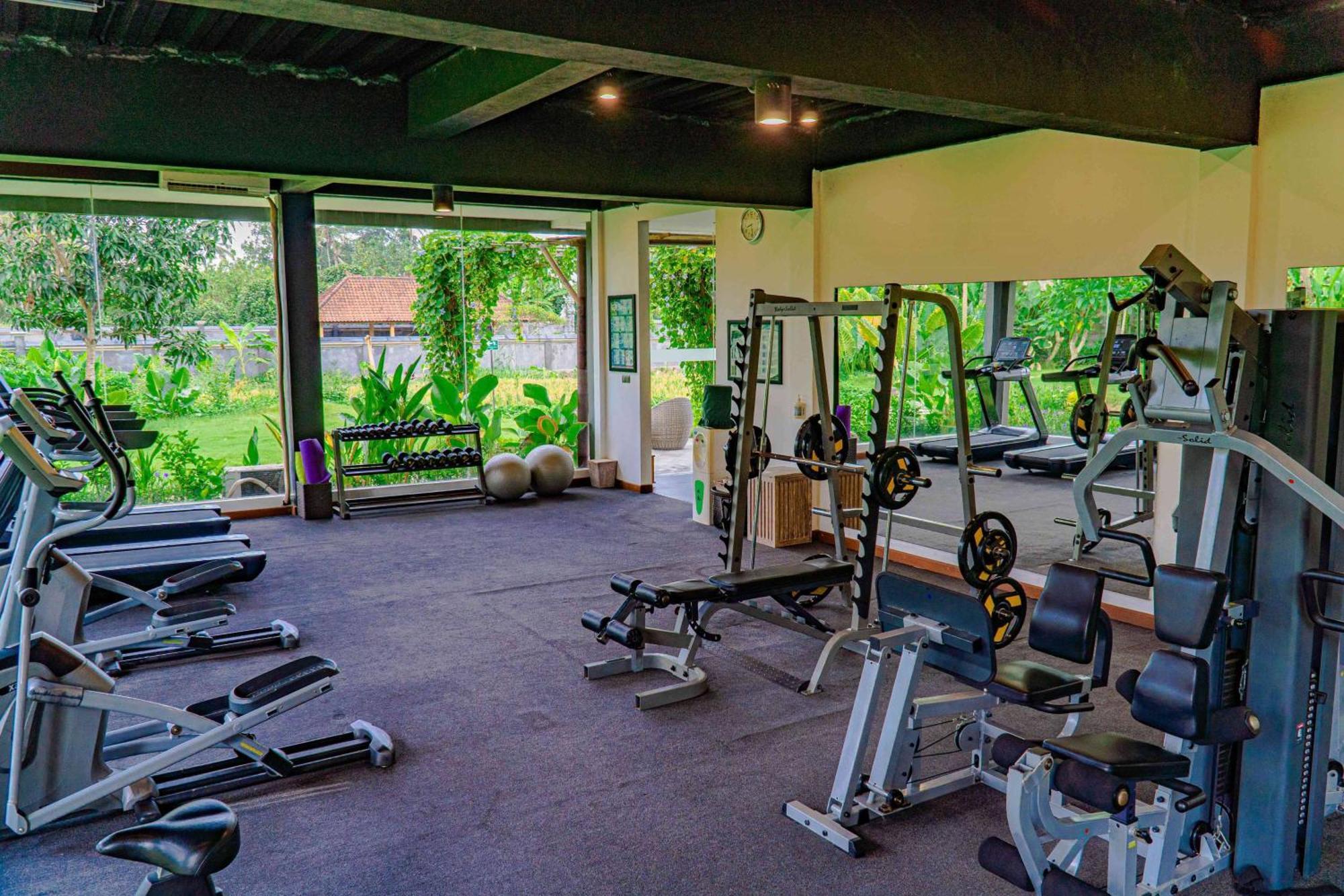 منتجع ويندام تامانساري جيفا بالي Siyut المظهر الخارجي الصورة The gym at the resort